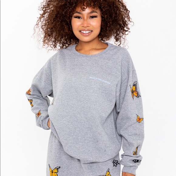 Clouds Grey Crewneck Seatshirt | Poshmark